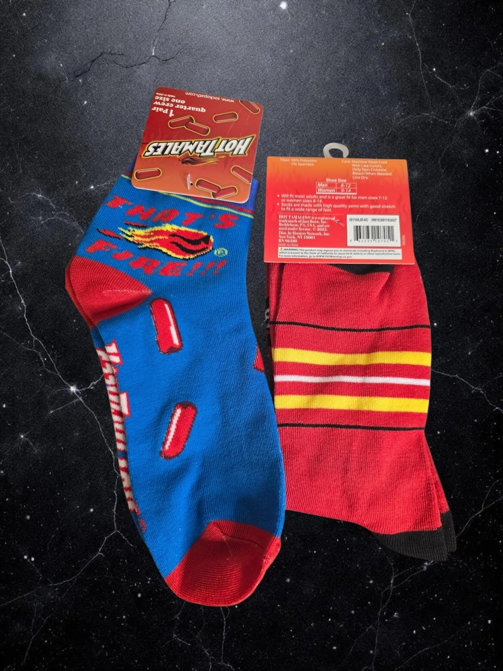 Hot Tamales Crew Socks Bundle (2 Pairs) – NWT - Picture 2 of 3
